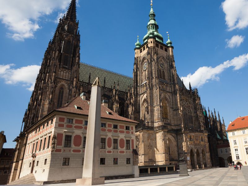 Photo of Saint Vitus Cathedral outdoor in Prague Castle