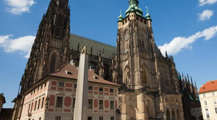 Photo of Saint Vitus Cathedral outdoor in Prague Castle